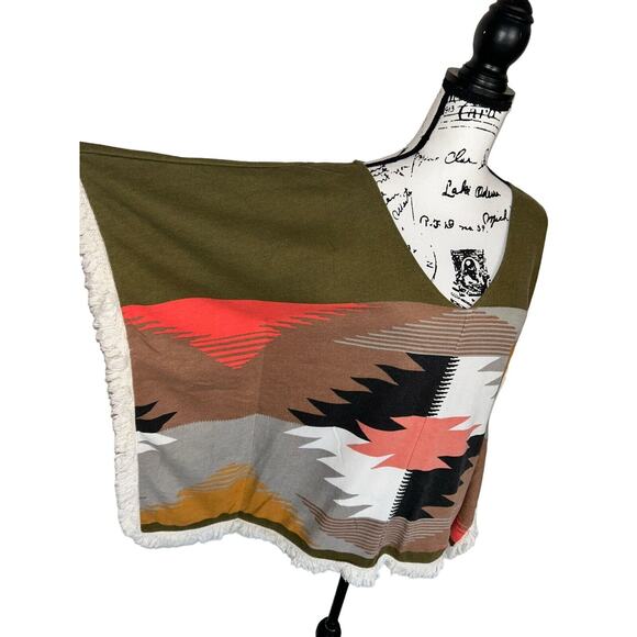 Designer’s Closet by billabong poncho Shirt Womens Size Small medium‎ oversized - Picture 5 of 14